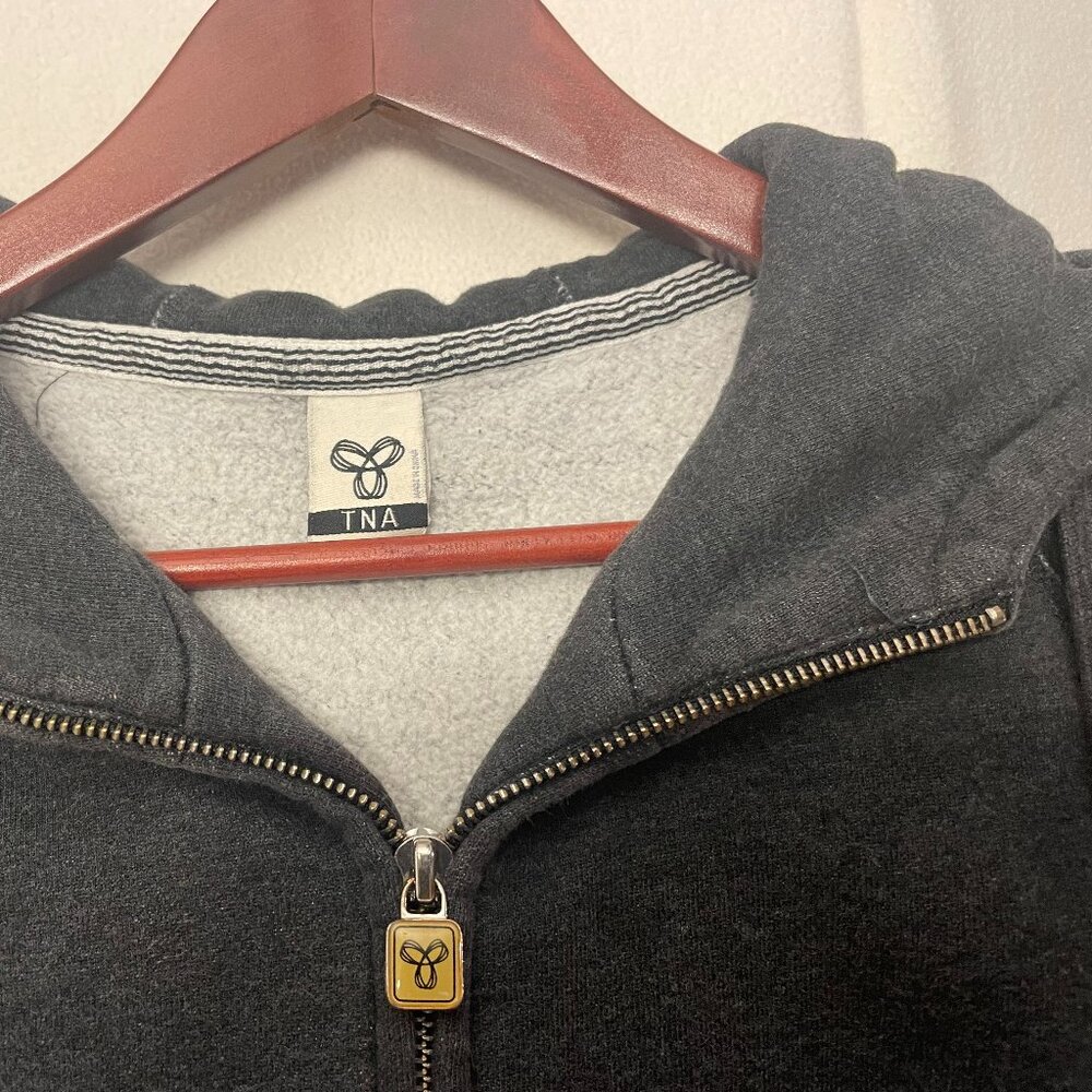 TNA Cozy Fleece Perfect Zip Hoodie: Size S